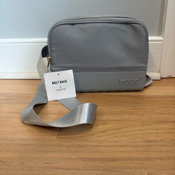 NWT BOGG BAG Gray Crossbody Bag - Picture 1 of 6